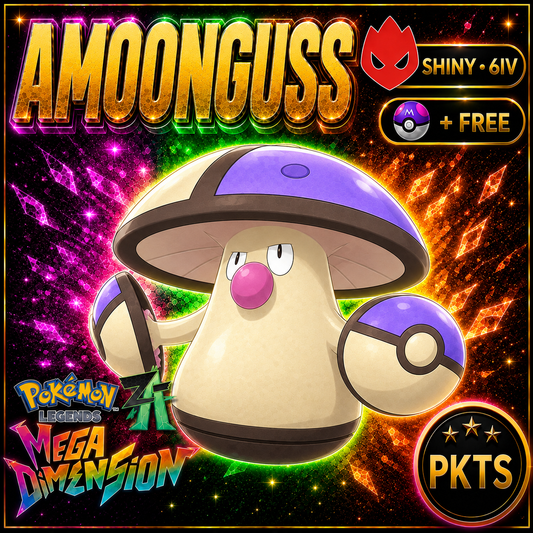 Shiny Alpha Amoonguss — Pokémon Legends Z-A Mega Dimension — PKTS product image