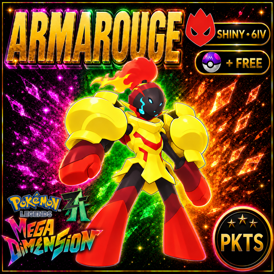 Shiny Alpha Armarouge — Pokémon Legends Z-A Mega Dimension — PKTS product image