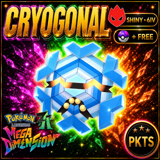 Shiny Alpha Cryogonal — Pokémon Legends Z-A Mega Dimension — PKTS product image