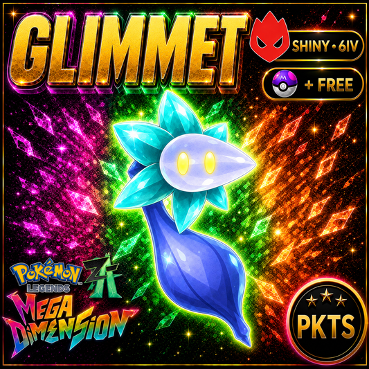 Shiny Alpha Glimmet — Pokémon Legends Z-A Mega Dimension — PKTS product image