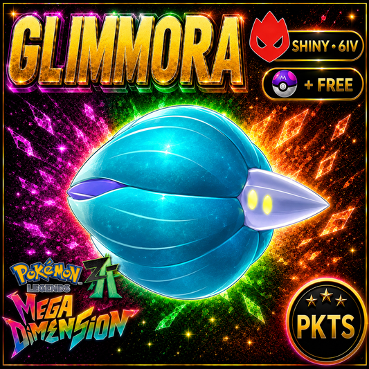 Shiny Alpha Glimmora — Pokémon Legends Z-A Mega Dimension — PKTS product image