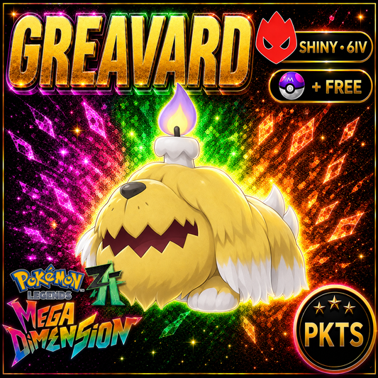 Shiny Alpha Greavard — Pokémon Legends Z-A Mega Dimension — PKTS product image