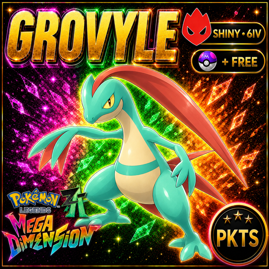 Shiny Alpha Grovyle — Pokémon Legends Z-A Mega Dimension — PKTS product image