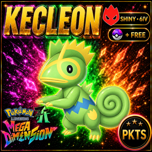 Shiny Alpha Kecleon — Pokémon Legends Z-A Mega Dimension — PKTS product image