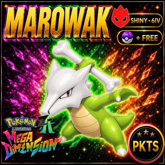 Shiny Alpha Marowak — Pokémon Legends Z-A Mega Dimension — PKTS product image