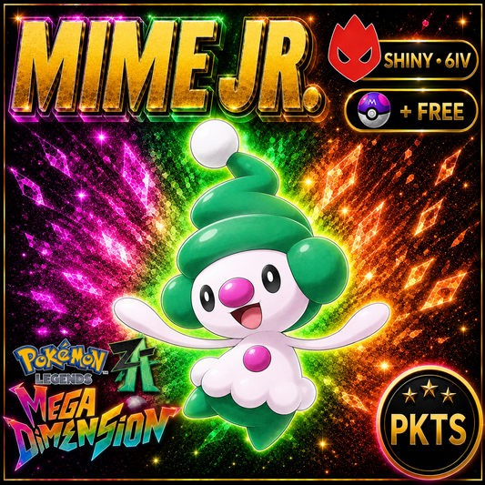 Shiny Alpha Mime Jr. — Pokémon Legends Z-A Mega Dimension — PKTS product image