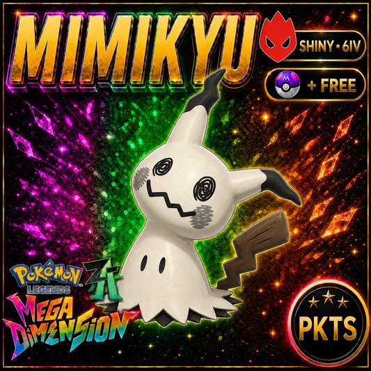 Shiny Alpha Mimikyu — Pokémon Legends Z-A Mega Dimension — PKTS product image