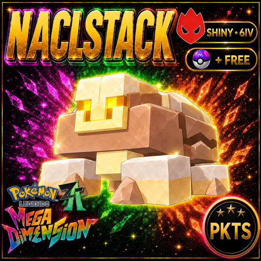 Shiny Alpha Naclstack — Pokémon Legends Z-A Mega Dimension — PKTS product image