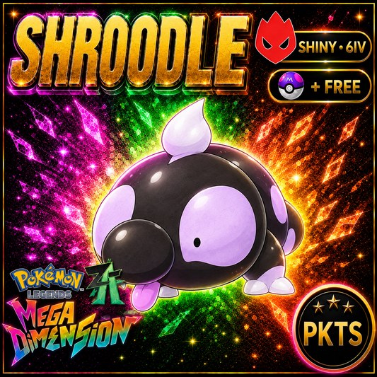 Shiny Alpha Shroodle — Pokémon Legends Z-A Mega Dimension — PKTS product image