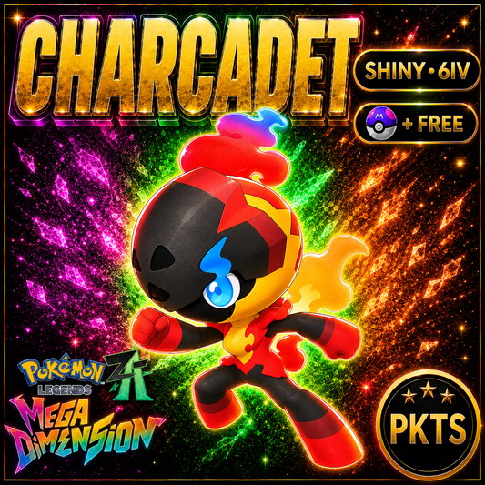 Shiny Charcadet — Pokémon Legends Z-A Mega Dimension — PKTS product image