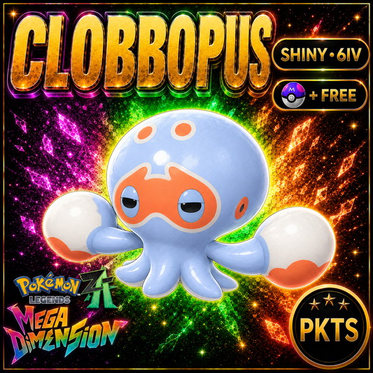 Shiny Clobbopus — Pokémon Legends Z-A Mega Dimension — PKTS product image