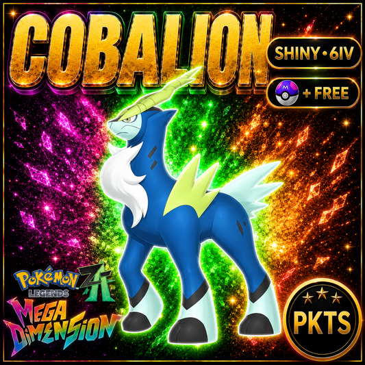 Shiny Cobalion — Pokémon Legends Z-A Mega Dimension — PKTS product image