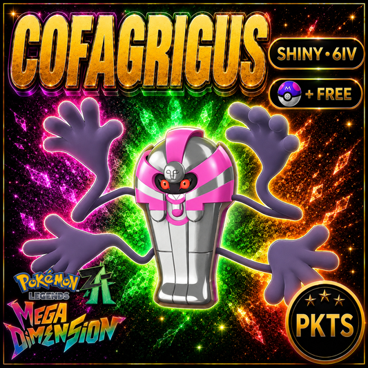 Shiny Cofagrigus — Pokémon Legends Z-A Mega Dimension — PKTS product image