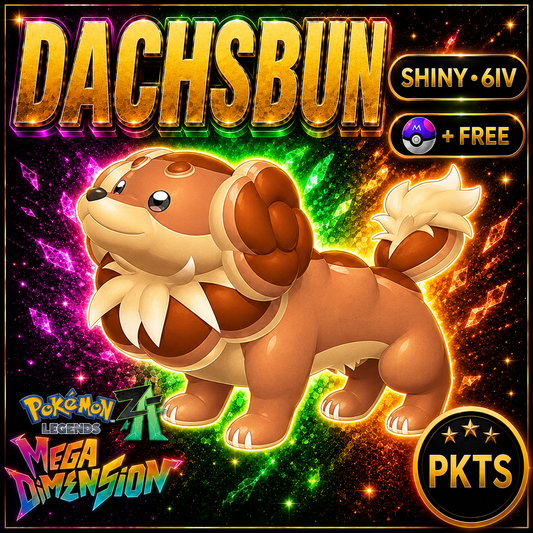 Shiny Dachsbun — Pokémon Legends Z-A Mega Dimension — PKTS product image