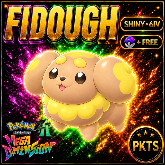 Shiny Fidough — Pokémon Legends Z-A Mega Dimension — PKTS product image