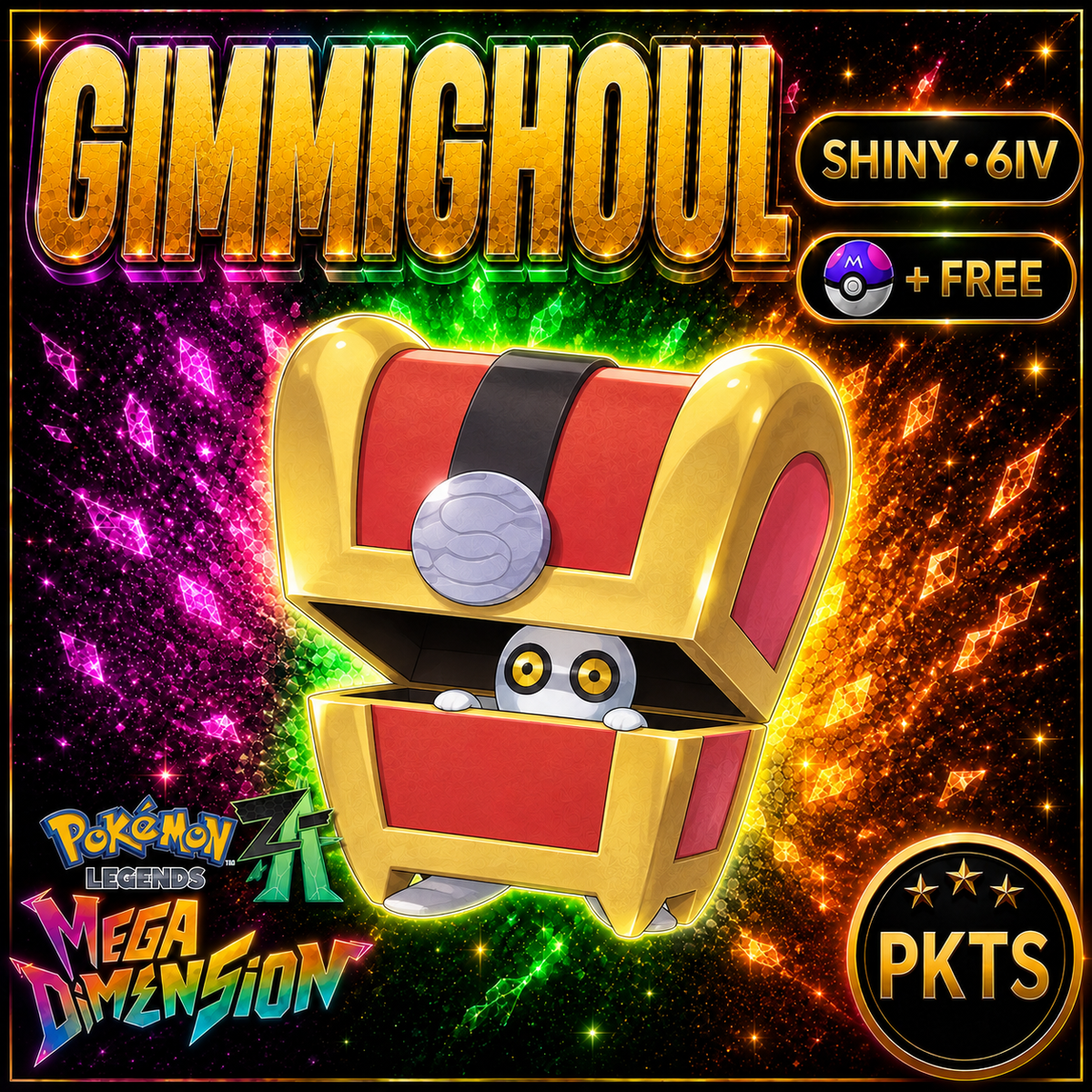 Shiny Gimmighoul — Pokémon Legends Z-A Mega Dimension — PKTS product image