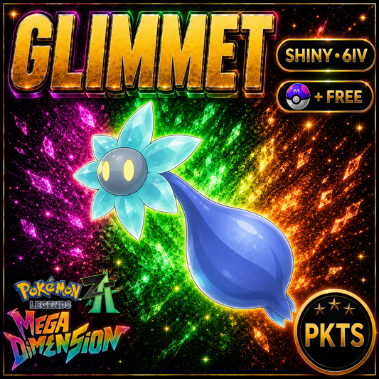 Shiny Glimmet — Pokémon Legends Z-A Mega Dimension — PKTS product image
