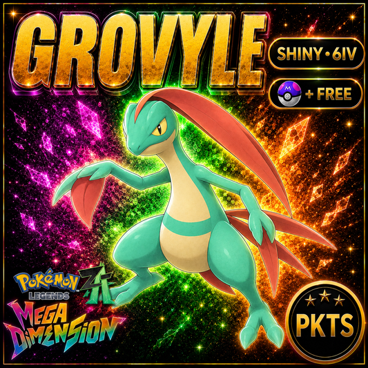 Shiny Grovyle — Pokémon Legends Z-A Mega Dimension — PKTS product image