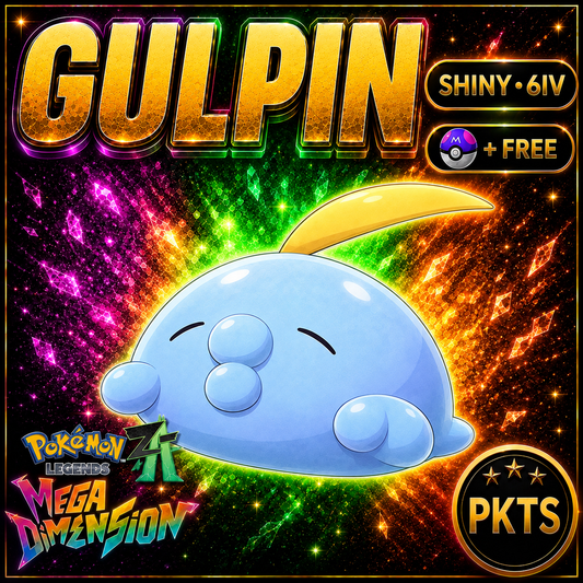Shiny Gulpin — Pokémon Legends Z-A Mega Dimension — PKTS product image