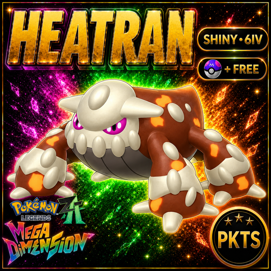 Shiny Heatran — Pokémon Legends Z-A Mega Dimension — PKTS product image