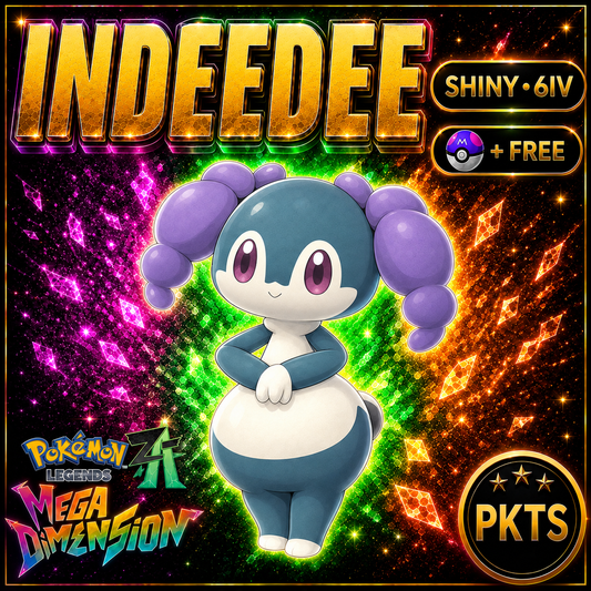 Shiny Indeedee — Pokémon Legends Z-A Mega Dimension — PKTS product image