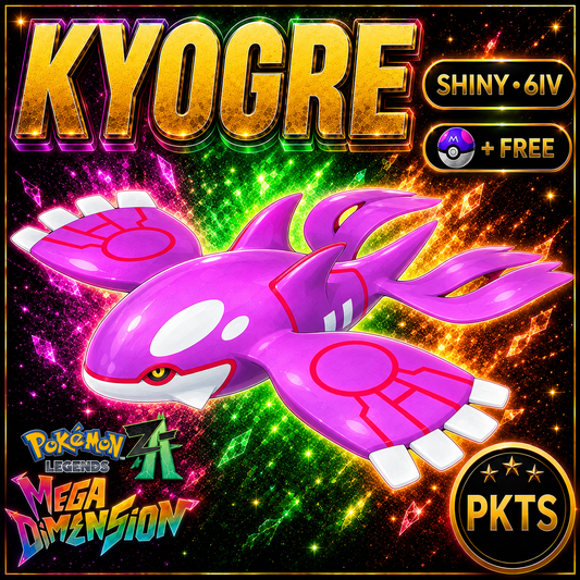 Shiny Kyogre — Pokémon Legends Z-A Mega Dimension — PKTS product image
