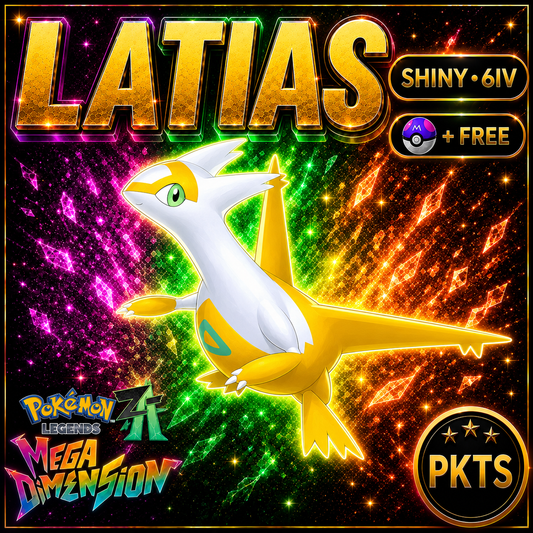 Shiny Latias — Pokémon Legends Z-A Mega Dimension — PKTS product image