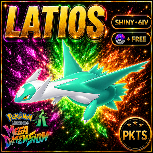 Shiny Latios — Pokémon Legends Z-A Mega Dimension — PKTS product image