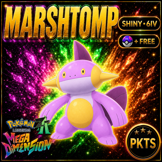 Shiny Marshtomp — Pokémon Legends Z-A Mega Dimension — PKTS product image