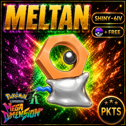 Shiny Meltan — Pokémon Legends Z-A Mega Dimension — PKTS product image