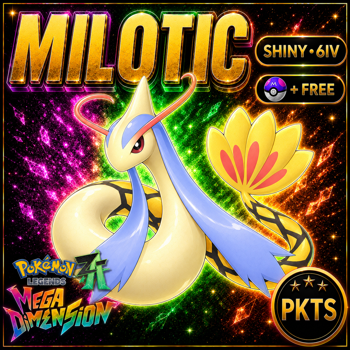 Shiny Milotic — Pokémon Legends Z-A Mega Dimension — PKTS product image