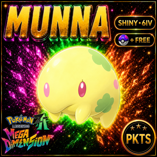 Shiny Munna — Pokémon Legends Z-A Mega Dimension — PKTS product image