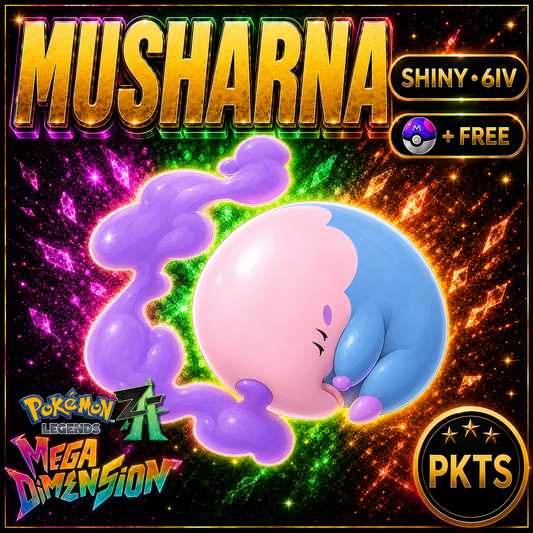 Shiny Musharna — Pokémon Legends Z-A Mega Dimension — PKTS product image