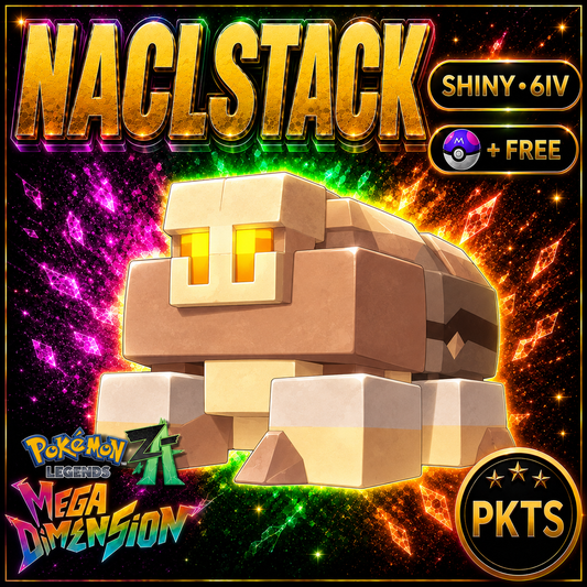 Shiny Naclstack — Pokémon Legends Z-A Mega Dimension — PKTS product image