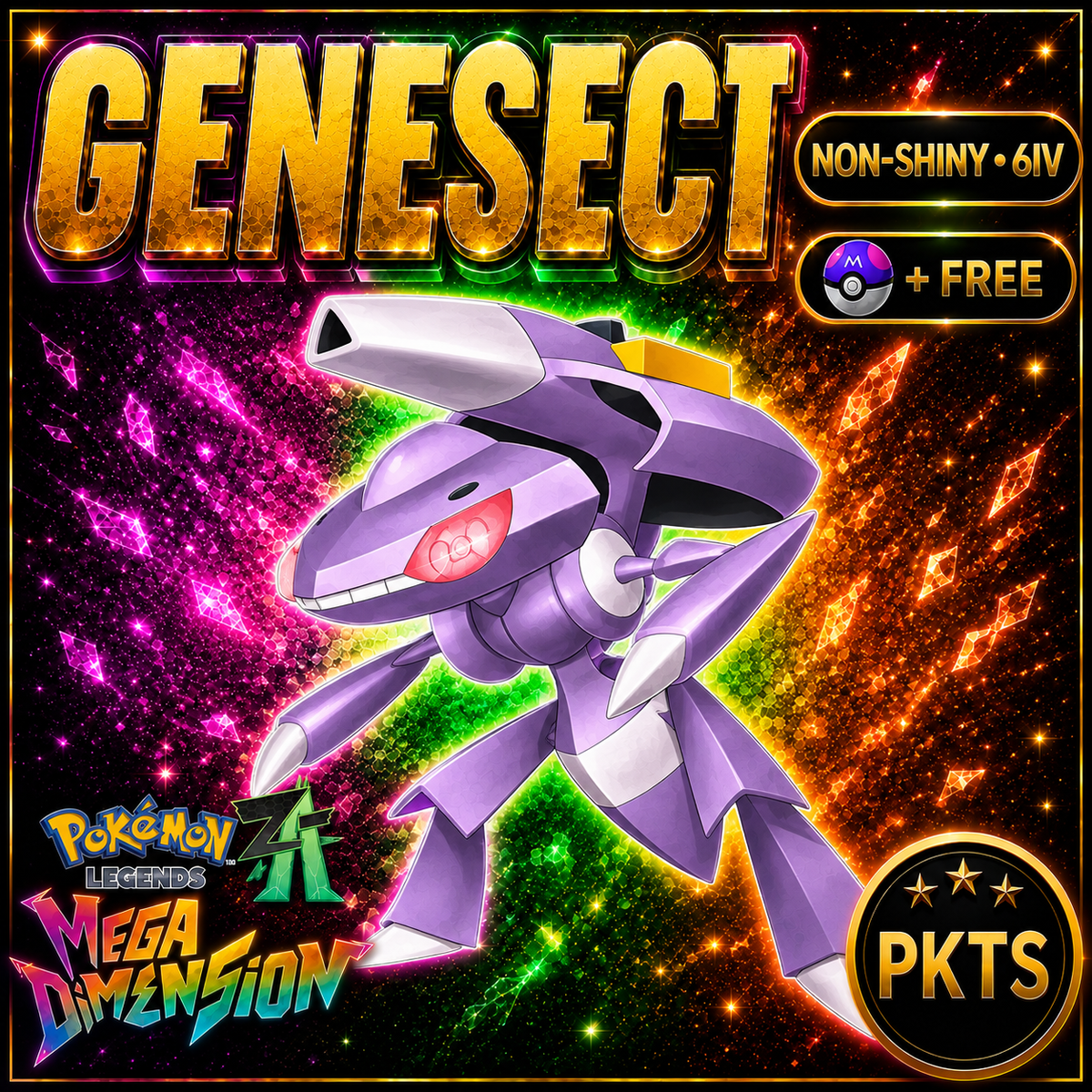 Genesect — Pokémon Legends Z-A Mega Dimension — PKTS product image