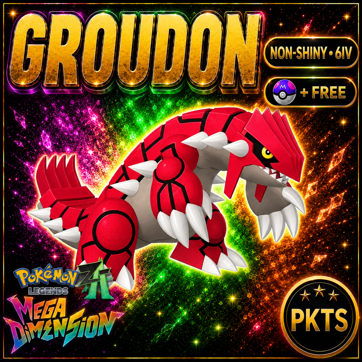 Groudon — Pokémon Legends Z-A Mega Dimension — PKTS product image