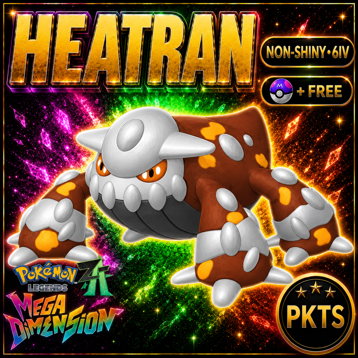 Heatran — Pokémon Legends Z-A Mega Dimension — PKTS product image