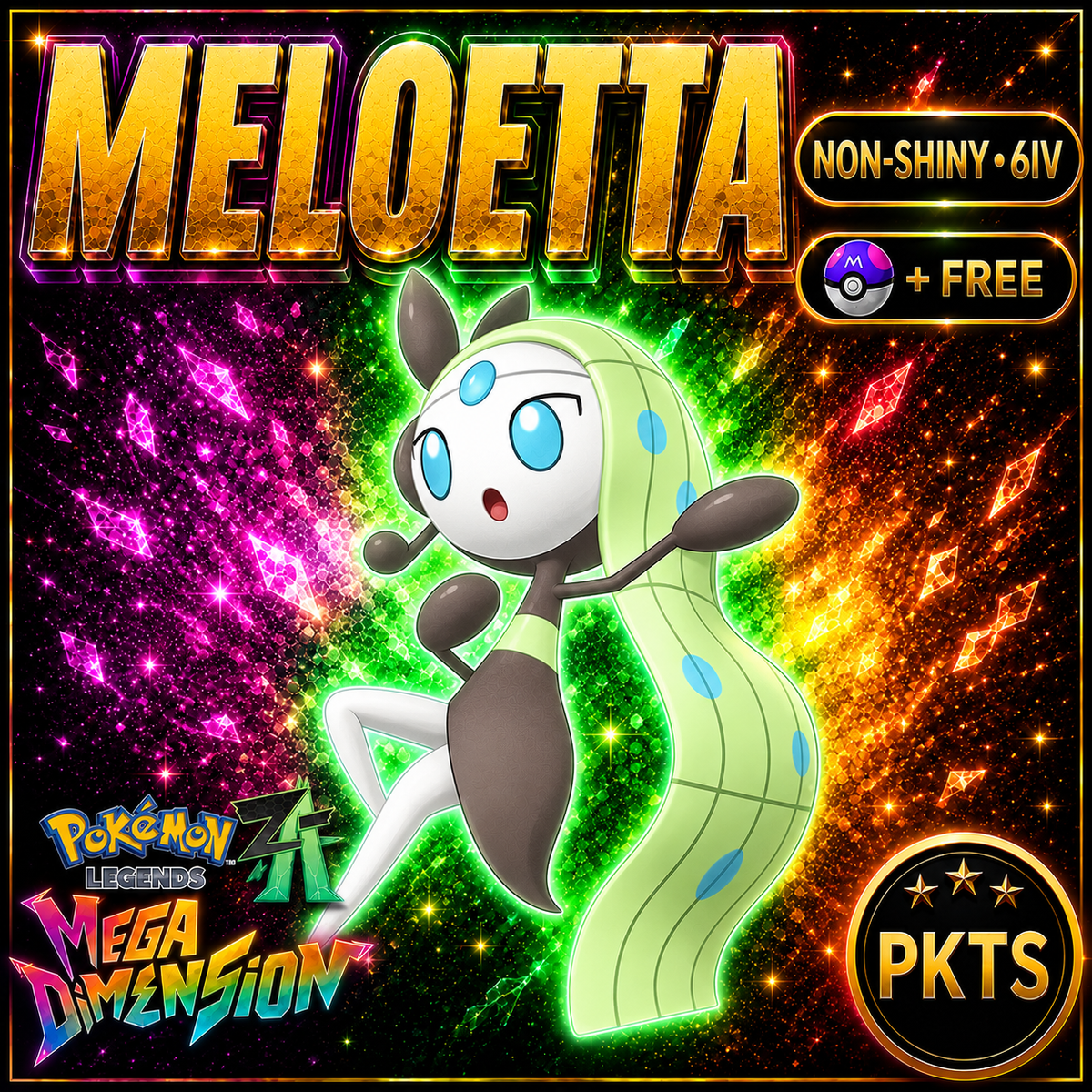 Meloetta — Pokémon Legends Z-A Mega Dimension — PKTS product image