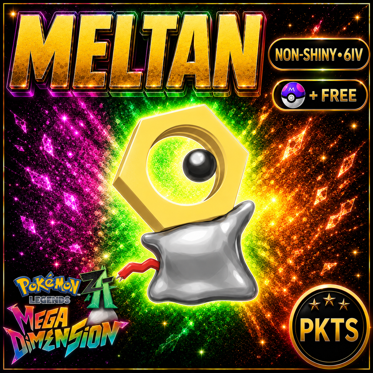 Meltan — Pokémon Legends Z-A Mega Dimension — PKTS product image