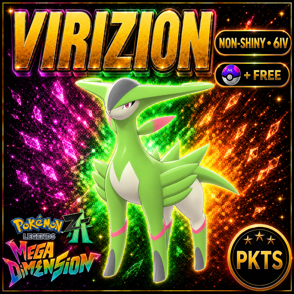 Virizion — Pokémon Legends Z-A Mega Dimension — PKTS product image
