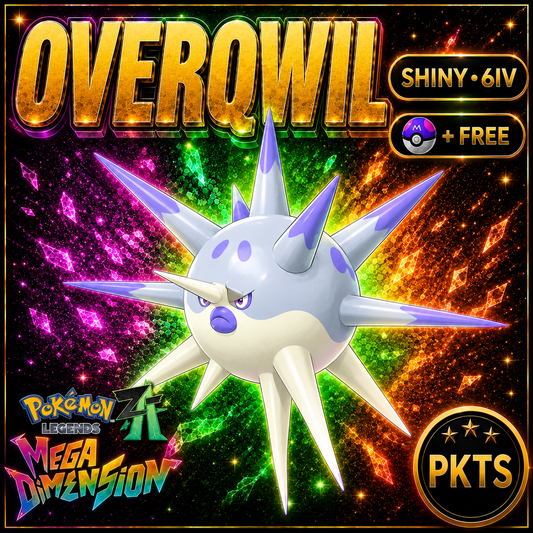 Shiny Overqwil — Pokémon Legends Z-A Mega Dimension — PKTS product image