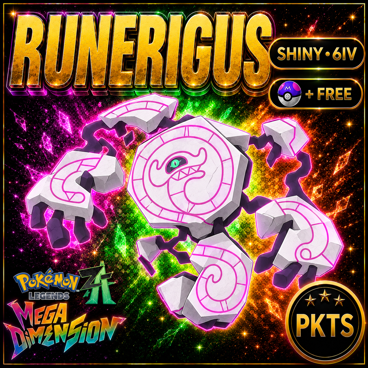Shiny Runerigus — Pokémon Legends Z-A Mega Dimension — PKTS product image