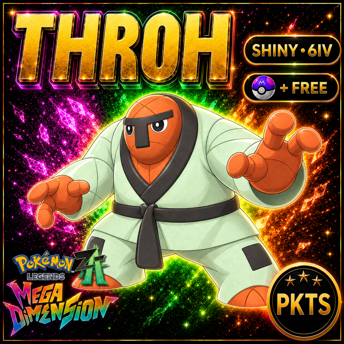 Shiny Throh — Pokémon Legends Z-A Mega Dimension — PKTS product image