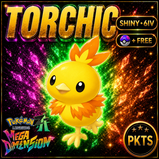 Shiny Torchic — Pokémon Legends Z-A Mega Dimension — PKTS product image