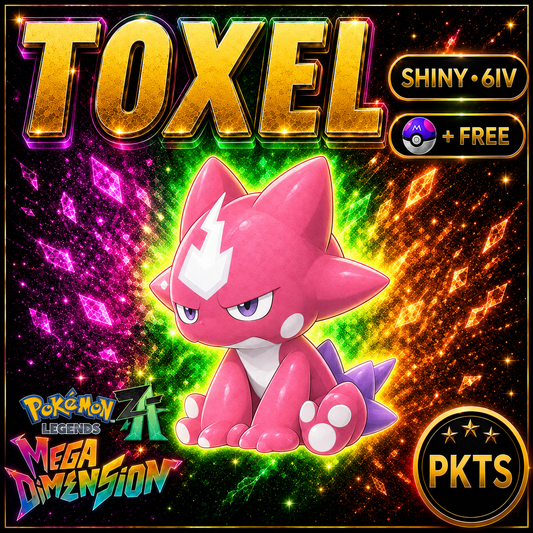 Shiny Toxel — Pokémon Legends Z-A Mega Dimension — PKTS product image