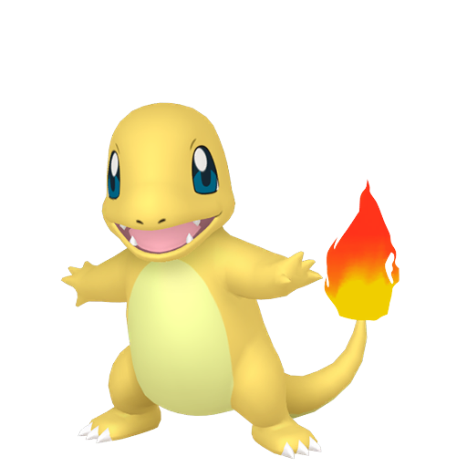 Shiny Charmander — neutral Pokémon artwork | PKTS