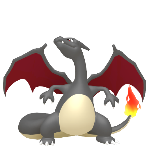 Shiny Charizard — neutral Pokémon artwork | PKTS