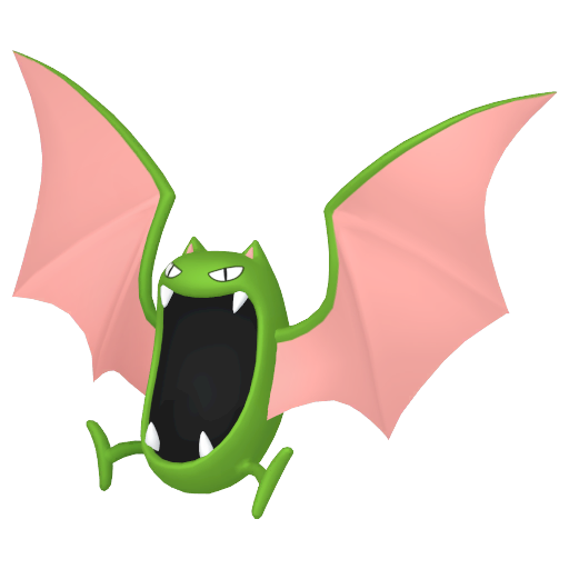 Shiny Golbat — neutral Pokémon artwork | PKTS