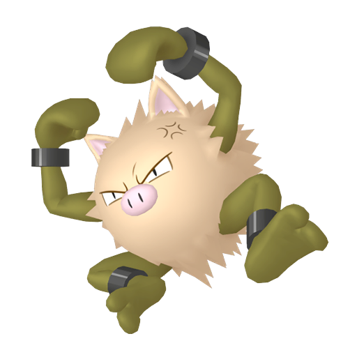Shiny Primeape — neutral Pokémon artwork | PKTS