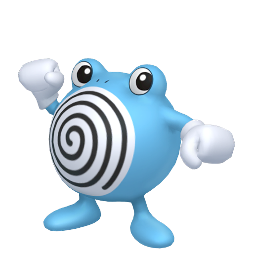 Shiny Poliwhirl — neutral Pokémon artwork | PKTS